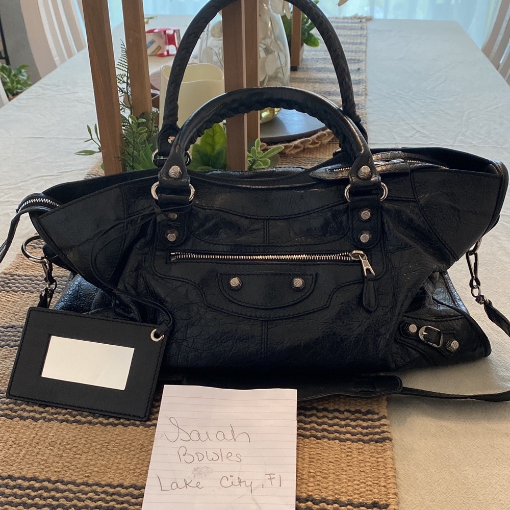Balenciaga agneau part time city giant 12